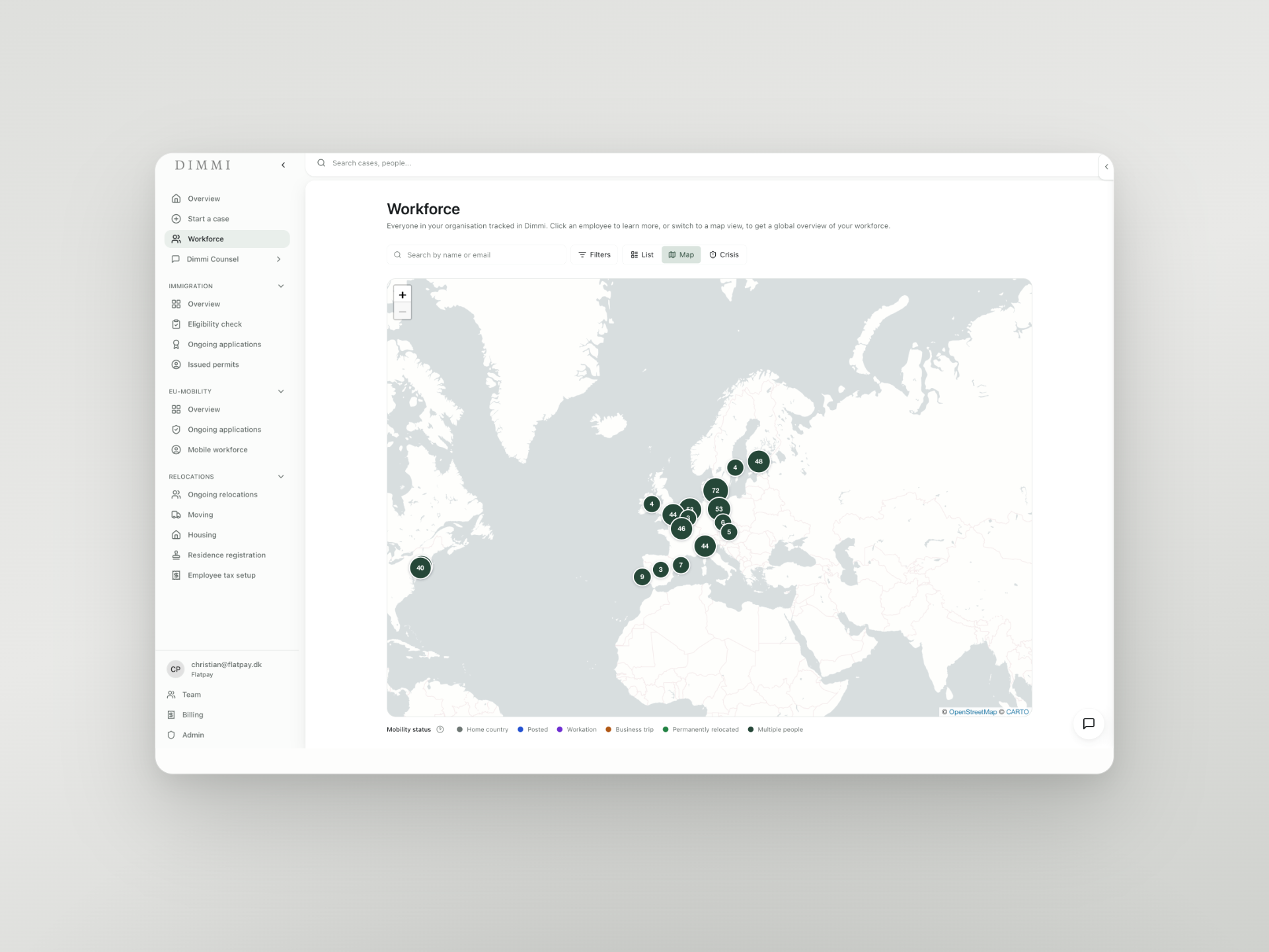 One dashboard for your whole workforce.